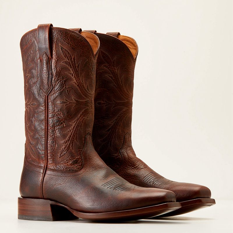 Ariat Bench Made Stilwell Cowboy Boot Brązowe Polska | LVBPZN-481