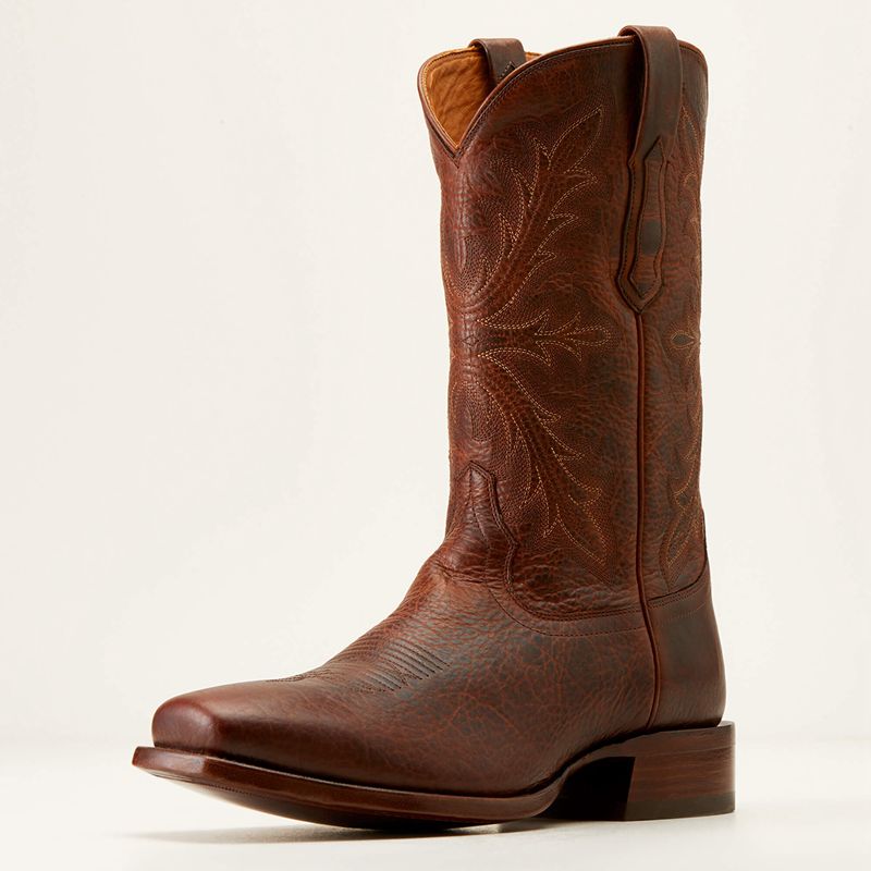 Ariat Bench Made Stilwell Cowboy Boot Brązowe Polska | LVBPZN-481