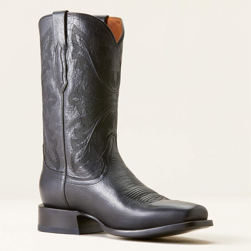 Ariat Bench Made Stilwell Cowboy Boot Czarne Polska | XYMTCP-712