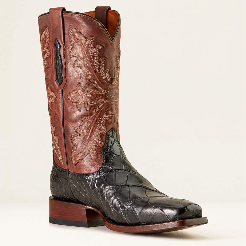 Ariat Bench Made Stilwell Western Boot Czarne Brązowe Polska | QXESJB-983