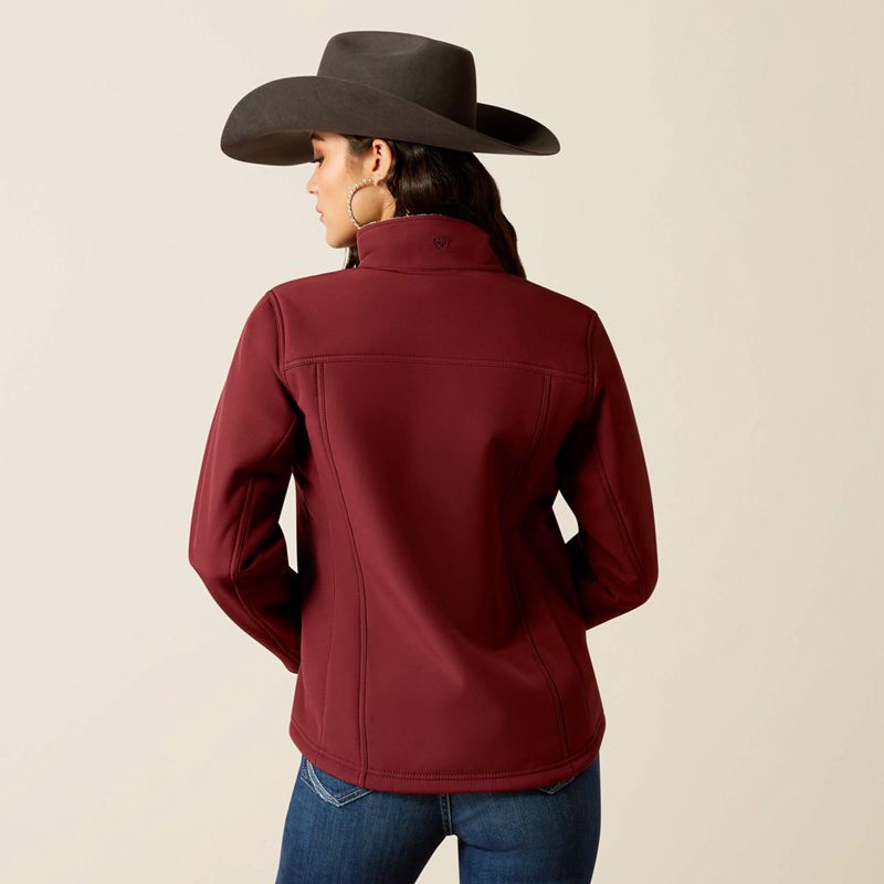 Ariat Berber Back Softshell Jacket Tawny Port Polska | PQGWVU-906