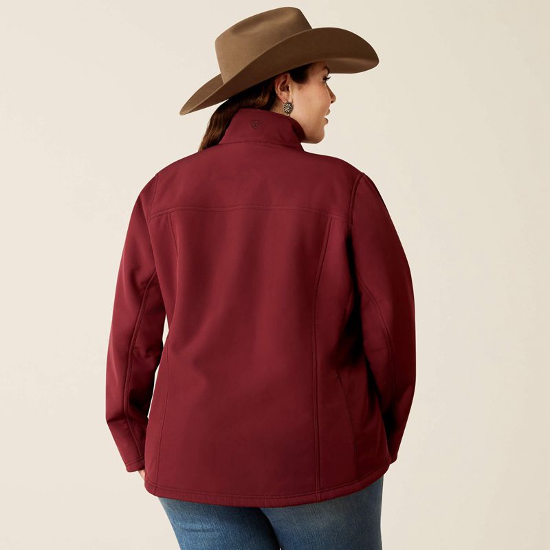 Ariat Berber Back Softshell Jacket Tawny Port Polska | PQGWVU-906