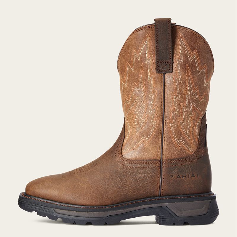 Ariat Big Rig Work Boot Brązowe Polska | YPFLGQ-258