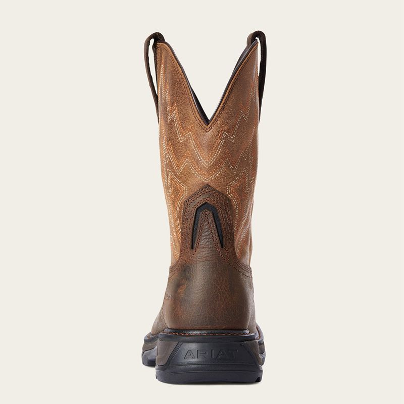 Ariat Big Rig Work Boot Brązowe Polska | YPFLGQ-258