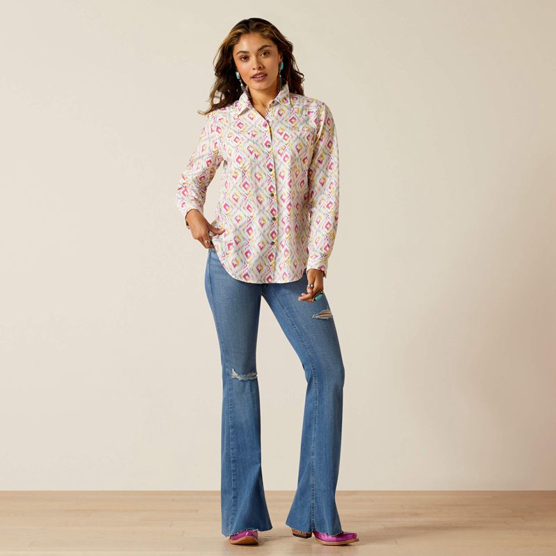 Ariat Billie Jean Shirt Adina Polska | WYAKOX-437