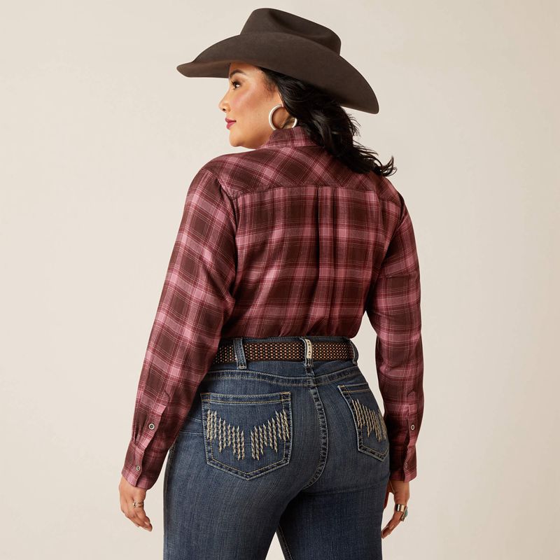 Ariat Billie Jean Shirt Lucky Plaid Polska | FOHNCE-879