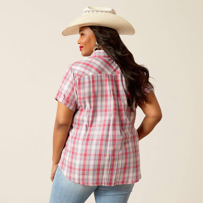 Ariat Billie Jean Shirt Merida Plaid Polska | PMNIHT-790