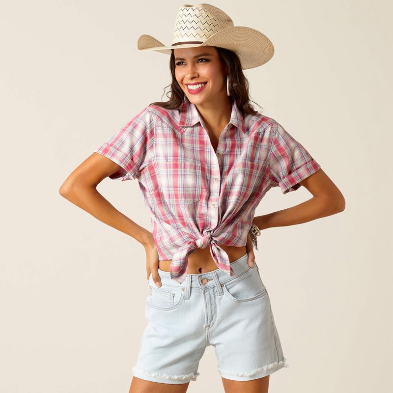 Ariat Billie Jean Shirt Merida Plaid Polska | PMNIHT-790