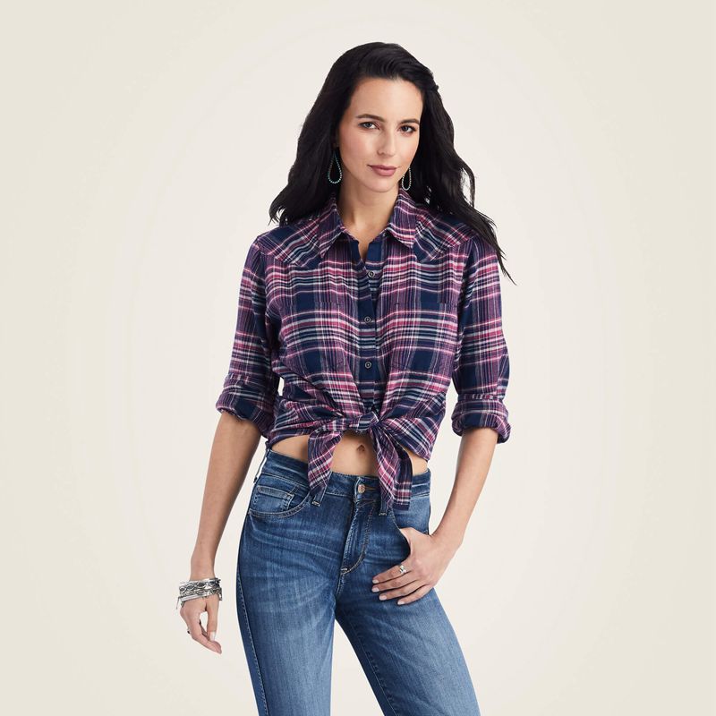 Ariat Billie Jean Shirt Sweetness Plaid Polska | OEKJCG-827