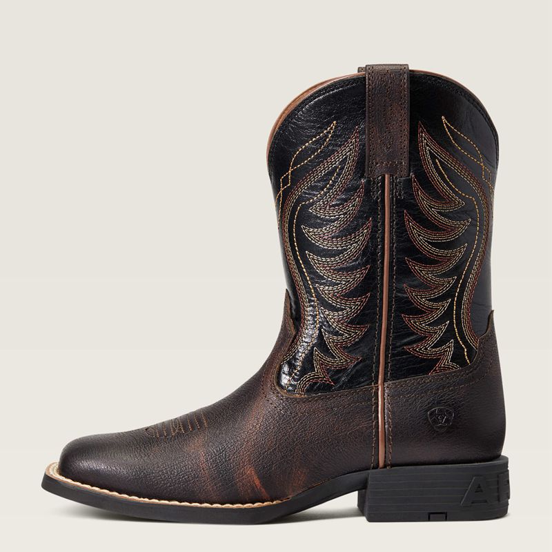 Ariat Bk Amos Western Boot Czerwone Brązowe Polska | YZBDHA-572