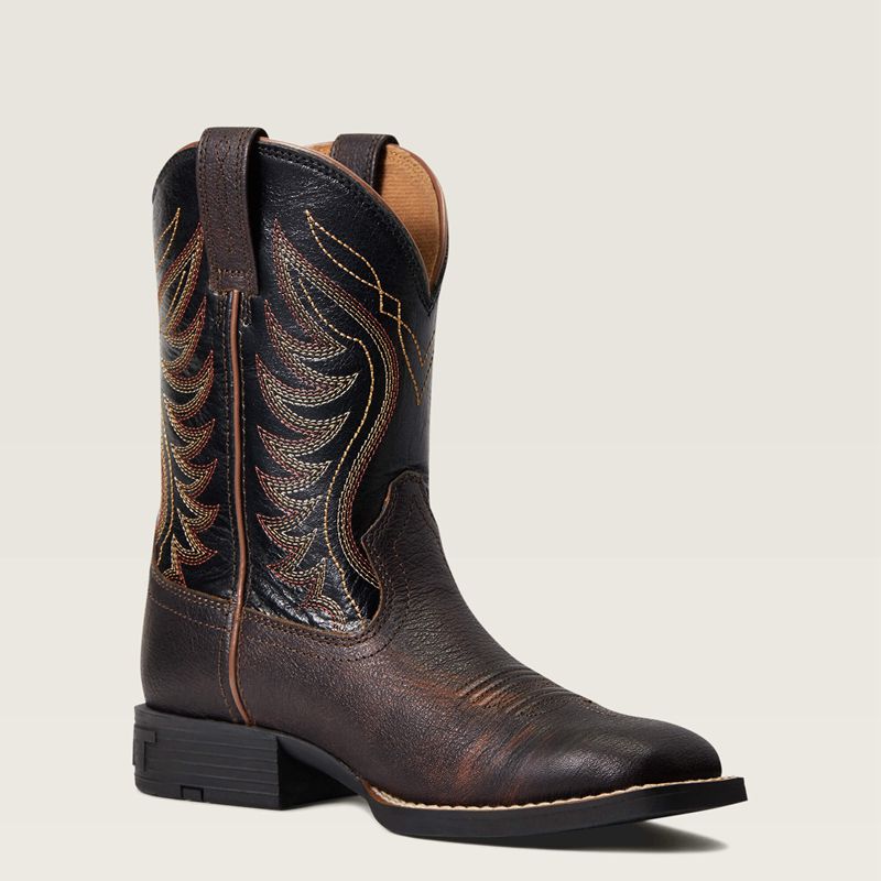 Ariat Bk Amos Western Boot Czerwone Brązowe Polska | YZBDHA-572