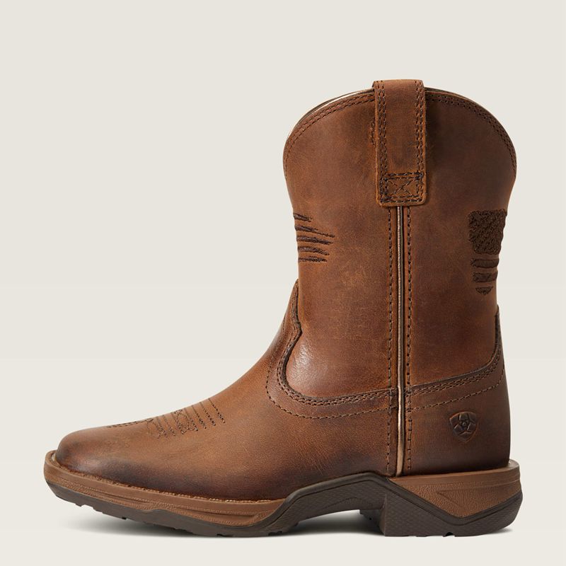 Ariat Bk Anthem Patriot Western Boot Brązowe Polska | MZRVBU-462