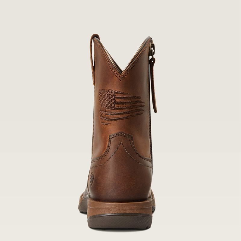 Ariat Bk Anthem Patriot Western Boot Brązowe Polska | MZRVBU-462