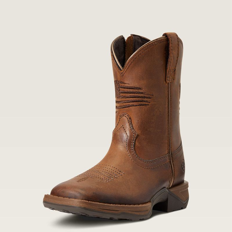 Ariat Bk Anthem Patriot Western Boot Brązowe Polska | MZRVBU-462