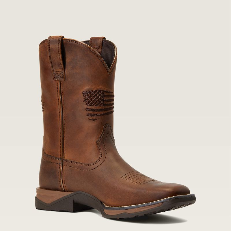 Ariat Bk Anthem Patriot Western Boot Brązowe Polska | CFNLKU-593