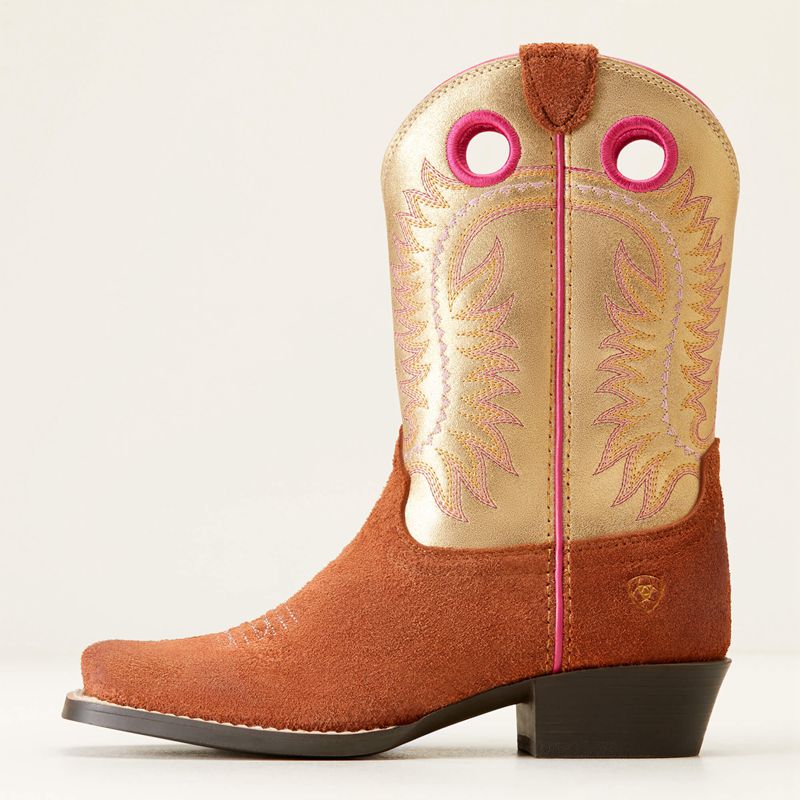 Ariat Bk Derby Monroe Western Boot Terracotta Roughout Polska | NPVGQX-967