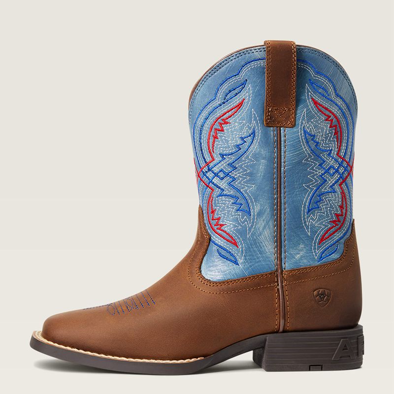 Ariat Bk Double Kicker Western Boot Brązowe Polska | VYNBKT-162