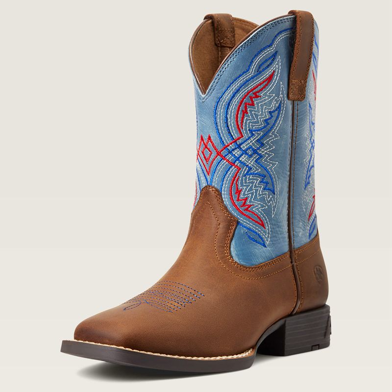 Ariat Bk Double Kicker Western Boot Brązowe Polska | VYNBKT-162