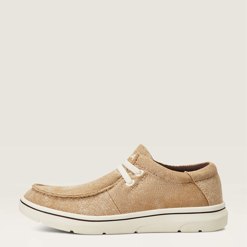 Ariat Bk Hilo Washed Tan Canvas Polska | HCKXVT-175