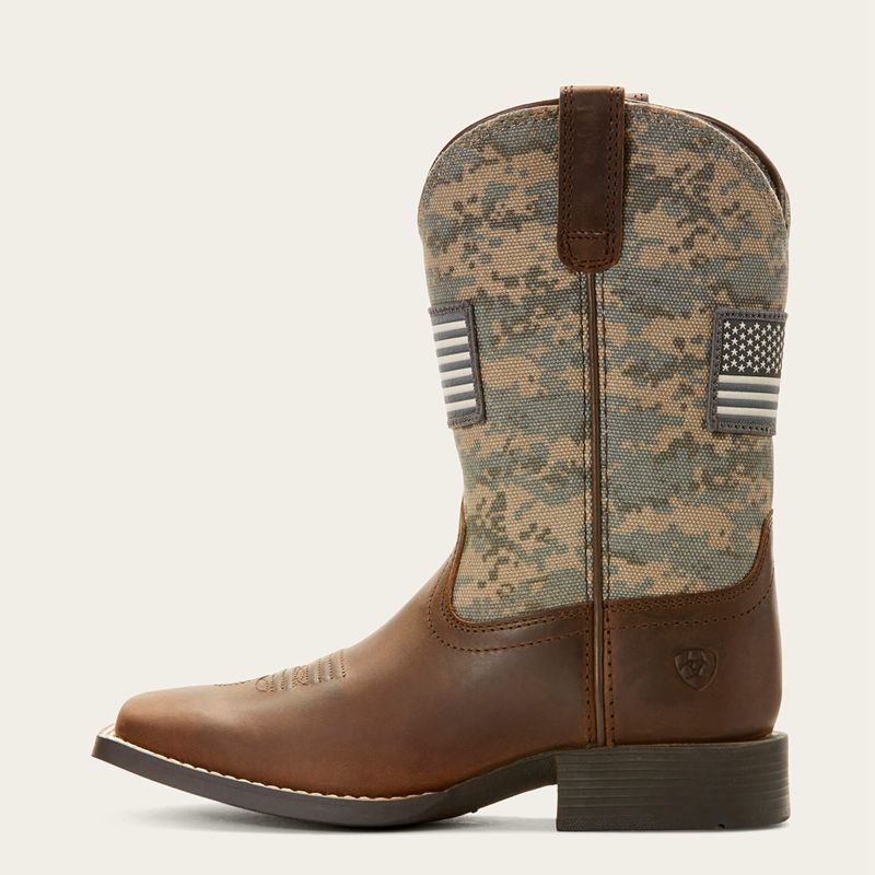 Ariat Bk Patriot Western Boot Brązowe Polska | LHBPQE-792