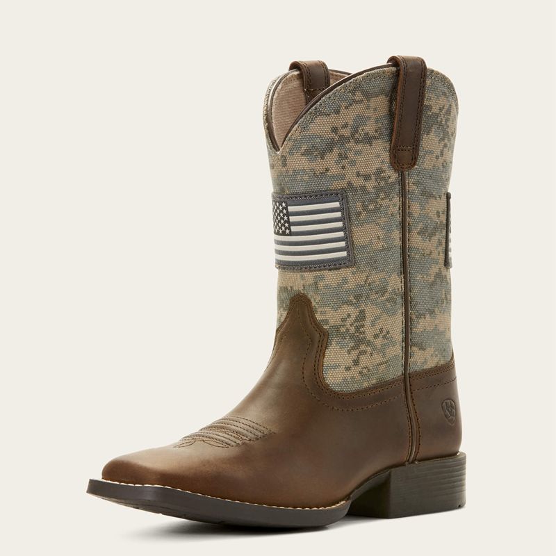 Ariat Bk Patriot Western Boot Brązowe Polska | LHBPQE-792