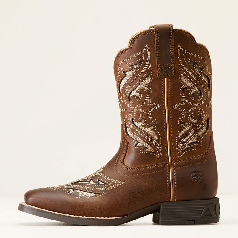 Ariat Bk Round Up Bliss Western Boot Brązowe Polska | GOIQAW-719