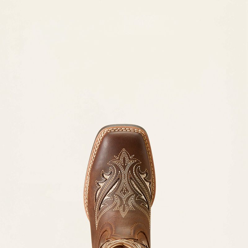 Ariat Bk Round Up Bliss Western Boot Brązowe Polska | GOIQAW-719