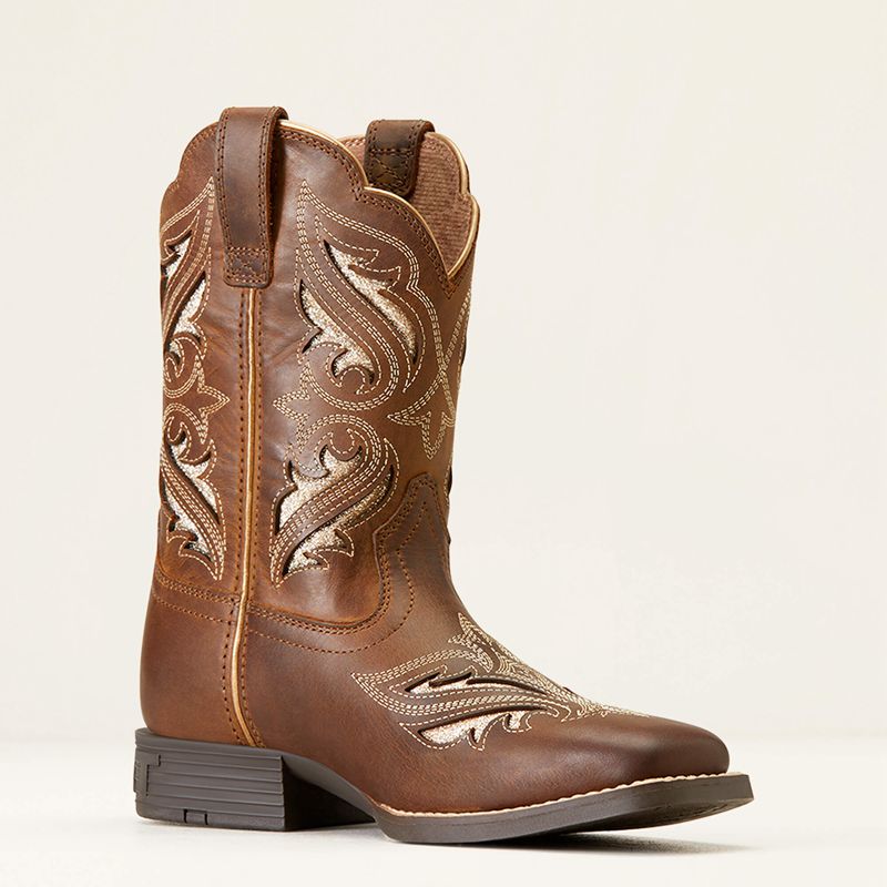 Ariat Bk Round Up Bliss Western Boot Brązowe Polska | GOIQAW-719