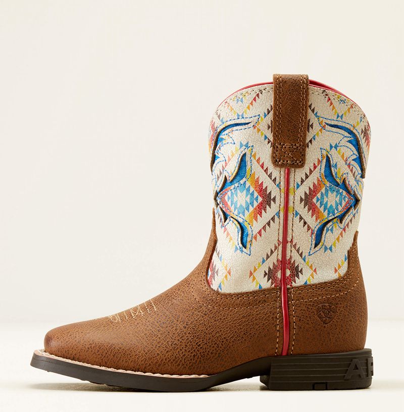 Ariat Bk San Angelo Venttek Western Boot Toasty Tan/Bright Saddle Blanket Polska | FZOPMH-047