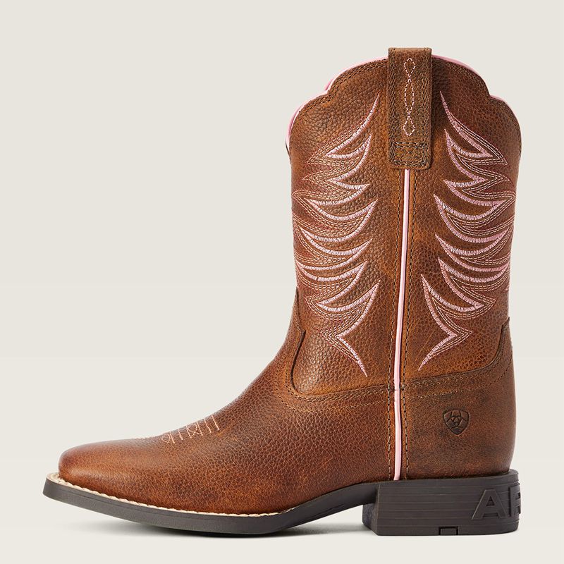 Ariat Bk Youth Firecatcher Western Boot Brązowe Polska | BLUTZO-612