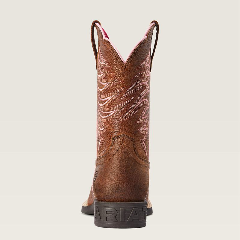 Ariat Bk Youth Firecatcher Western Boot Brązowe Polska | BLUTZO-612