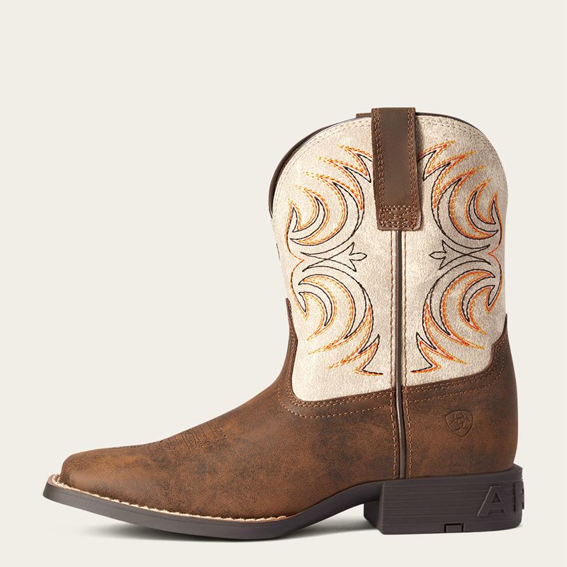 Ariat Bk Youth Storm Western Boot Brązowe Polska | MLDEWH-482