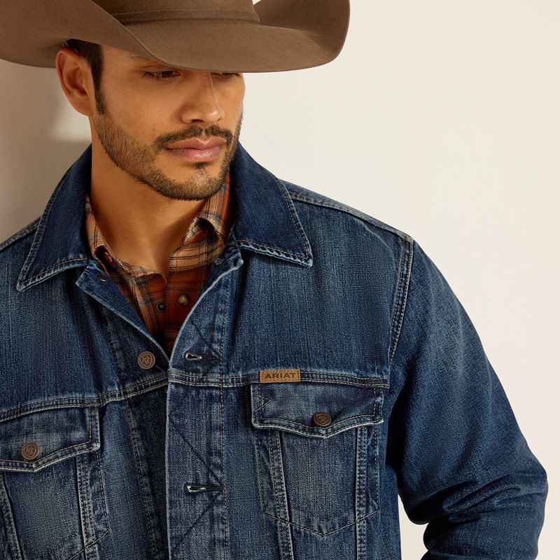 Ariat Blanket Lined Trucker Jacket Victor Polska | VEQIBF-546