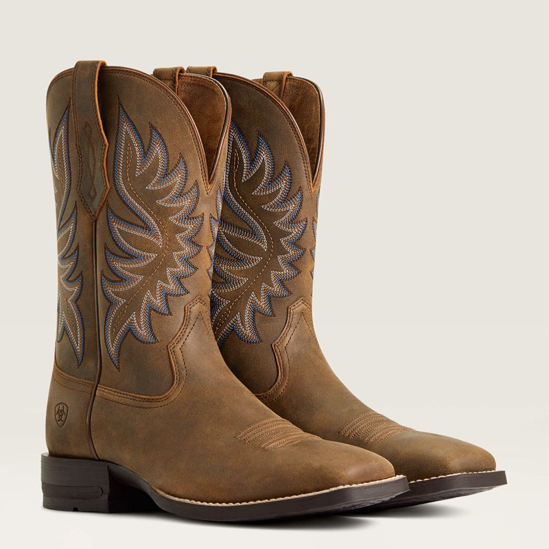 Ariat Brander Western Boot Brązowe Polska | NZKSAL-170