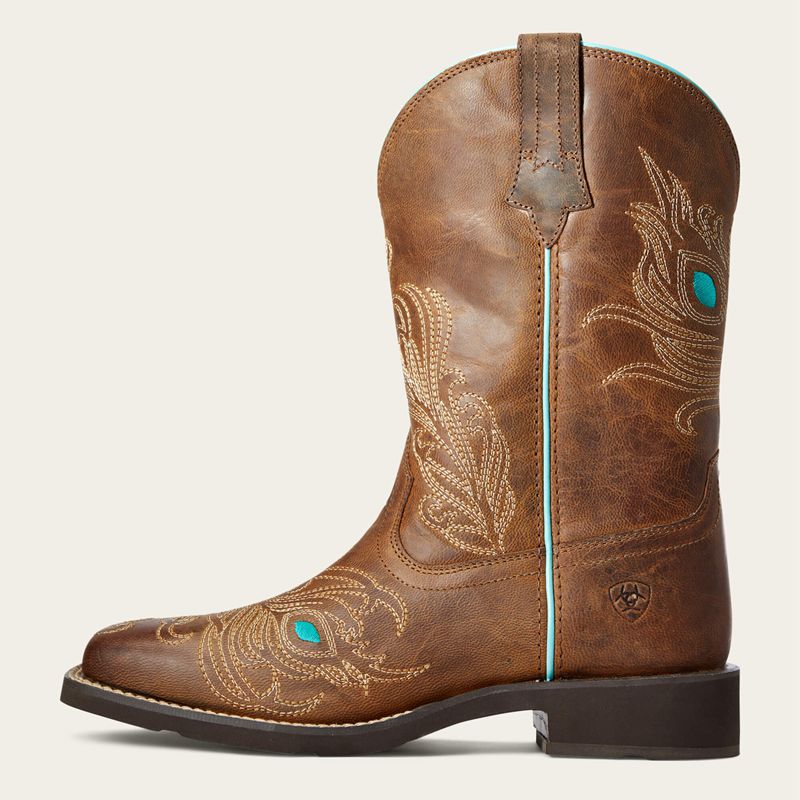 Ariat Bright Eyes Ii Western Boot Brązowe Polska | EDRTJX-120