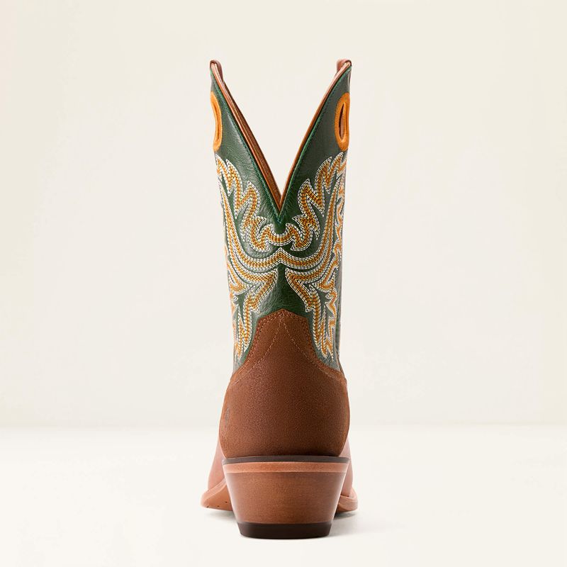 Ariat Bronc Stomper Cowboy Boot Benedictine/Lucky Clover Polska | IZCHNQ-614