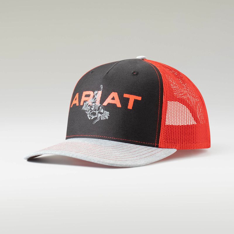 Ariat Bronco Rider Cap Czarne Polska | ALMYTP-521