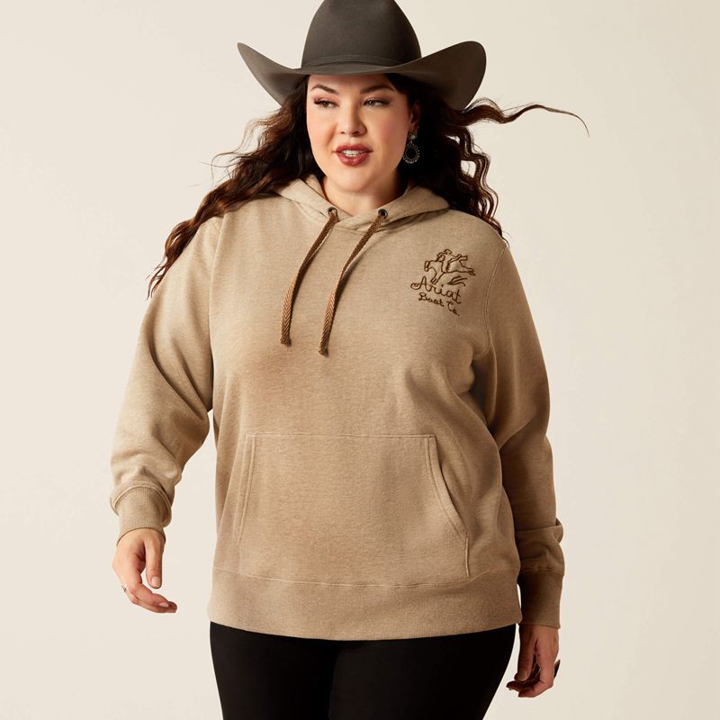 Ariat Bronco Stitch Hoodie Ciemny Polska | JOBMAK-920