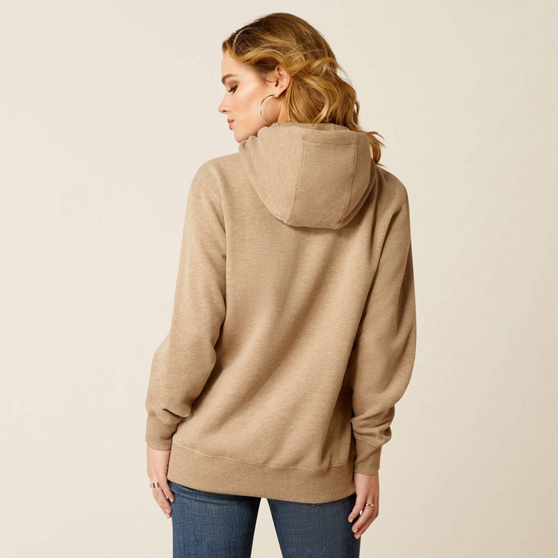 Ariat Bronco Stitch Hoodie Ciemny Polska | JOBMAK-920