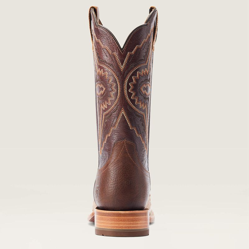 Ariat Broncy Western Boot Antique Saddle Fq Ostrich Polska | PGNEDJ-602