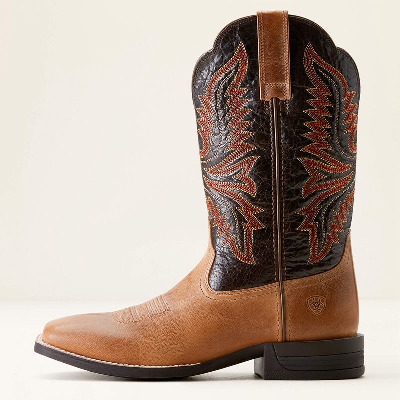 Ariat Brush Creek Cowboy Boot Brązowe Polska | ELOYRF-491