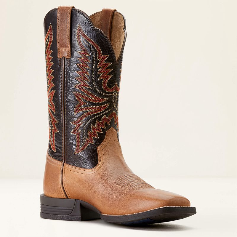 Ariat Brush Creek Cowboy Boot Brązowe Polska | ELOYRF-491