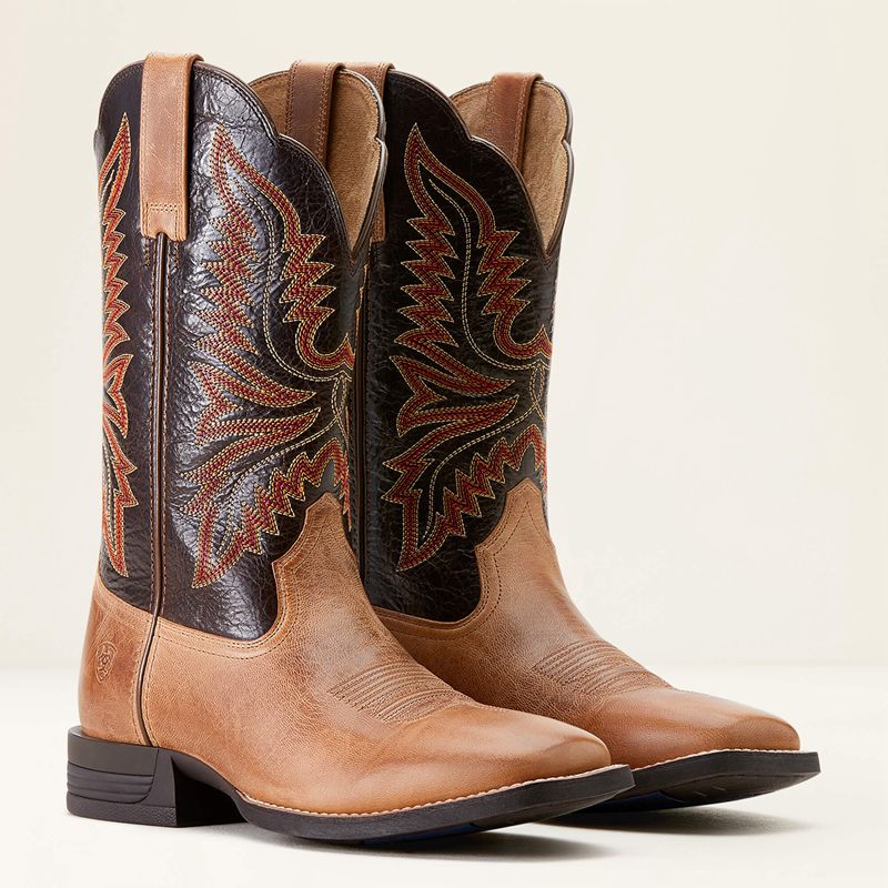 Ariat Brush Creek Cowboy Boot Brązowe Polska | ELOYRF-491