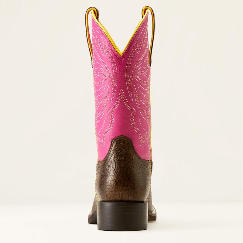 Ariat Buckley Western Boot Różowe Polska | HKCQBY-908