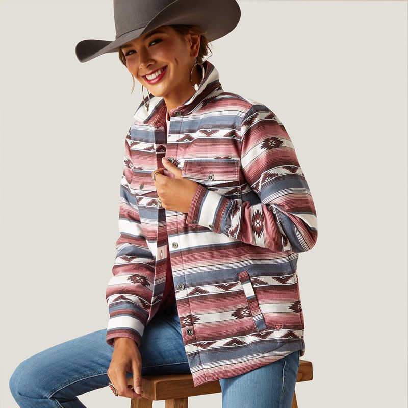 Ariat Buffalo Plaid Shirt Jacket Serape Polska | TQBFOX-925