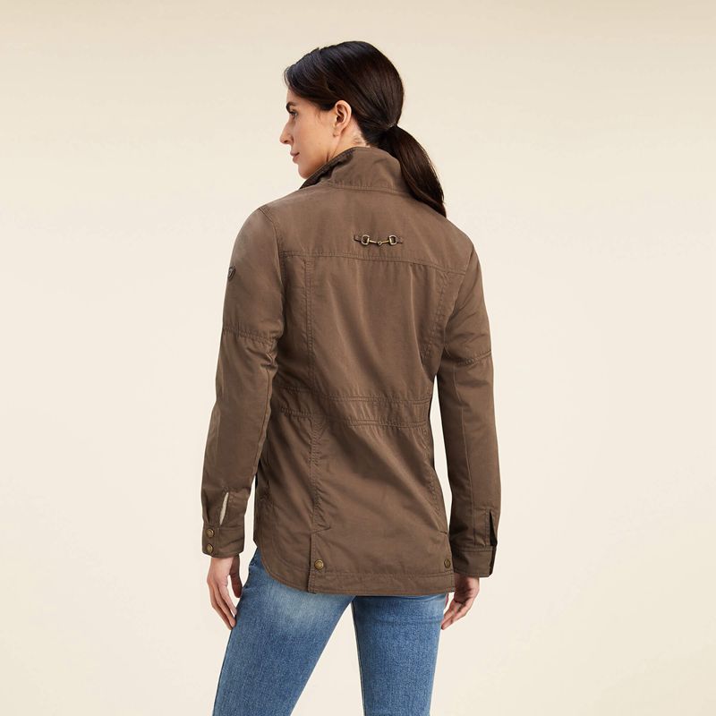 Ariat Calumet Field Jacket Banyan Bark Polska | TMIZYP-652