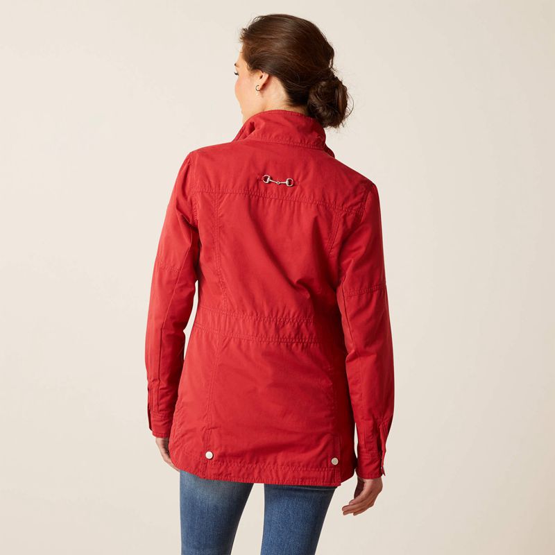 Ariat Calumet Field Jacket Czerwone Polska | FAVBEO-314