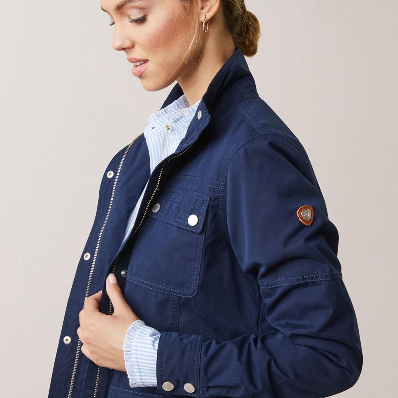 Ariat Calumet Field Jacket Granatowe Polska | GHYFON-517