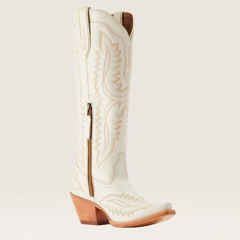 Ariat Casanova Western Boot Blanco Polska | QUBGTA-756