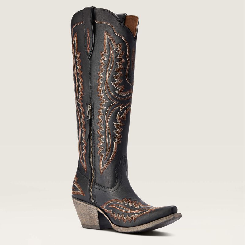 Ariat Casanova Western Boot Czarne Polska | SFWJGD-087